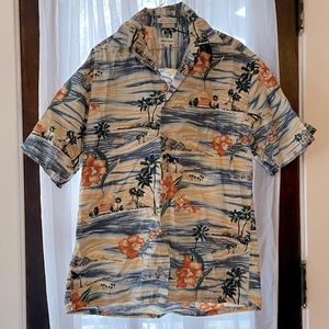 Pierre Cardin Hawaiian button up shirt